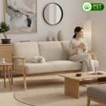 MIFO 3 Seater Pet Friendly Sofa-Beige