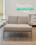 MIFO 2 Seater Pet Friendly Sofa-Beige - Image 10