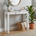 NANCY 90cm 1 Drawer Console Table-White