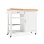 DESMOND Kitchen Cart-White - Image 3