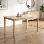 MOKU 120x75cm Solid Wood Dining Table-Natural