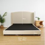 ROME King Size Divan Bed Frame-Beige - Image 5