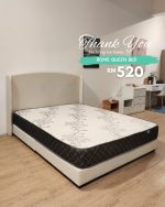 ROME King Size Divan Bed Frame-Beige - Image 7