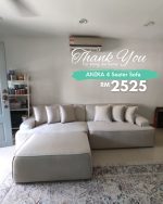 ANIKA 4 Seater Pet Friendly Sofa-Sand - Image 12