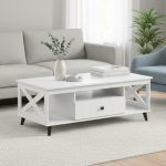VILINDA 120cm Coffee Table-White