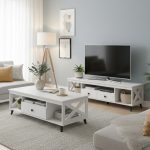 VILINDA 120cm Coffee Table-White - Image 3