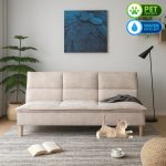 ESSIE 3 Seater Pet Friendly Sofa Bed-Beige