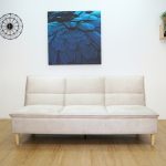 ESSIE 3 Seater Pet Friendly Sofa Bed-Beige - Image 4