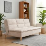 ESSIE 3 Seater Pet Friendly Sofa Bed-Beige - Image 2