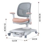 Y06 Kids Ergonomic Study Chair-Grey - Image 15