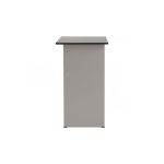 ECO 90CM Writing Desk With Key Lock-Grey - Image 4