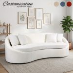[Custom Made] ADALIND 3 Seater Curved Shaped Sofa - Image 4