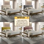 [Custom Made] OSAKA Queen & King Size Wooden Bed-Walnut - Image 3