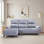 Custom Made-MALEEN 3 Seater L Shaped Push Back Sofa - Image 2