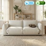 MALLO 2 Seater Pet Friendly Sofa-Cream