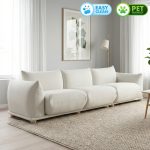 MALLO 3 Seater Pet Friendly Sofa-Cream