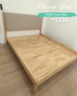 [Custom Made] OSAKA Queen & King Size Wooden Bed-Walnut - Image 15