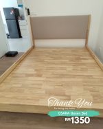 [Custom Made] OSAKA Queen & King Size Wooden Bed-Walnut - Image 17