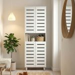 TORI 4 Door Shoe Cabinet-White