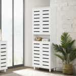 TORI 4 Door Shoe Cabinet-White
