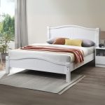 CARRIE Wooden Queen Size Bed Frame-2 Colors