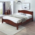 CARRIE Wooden Queen Size Bed Frame-2 Colors - Image 2