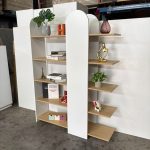 AGRO 5 Tier Display Rack Divider-White+Oak - Image 5