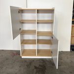 AGRO 2 Door Filling Cabinet-Oak+White - Image 5