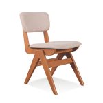 BAYAN Dining Chair-Light Walnut - Image 4