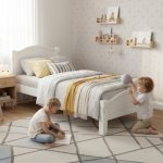 CARRIE Super Single Wooden Bed Frame- 2 Colors
