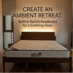 GENESIS Queen & King Size Wooden Bed Frame-Medium Brown - Image 2