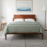 GENESIS Queen & King Size Wooden Bed Frame-Medium Brown