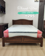 CARRIE Wooden Queen Size Bed Frame-2 Colors - Image 8