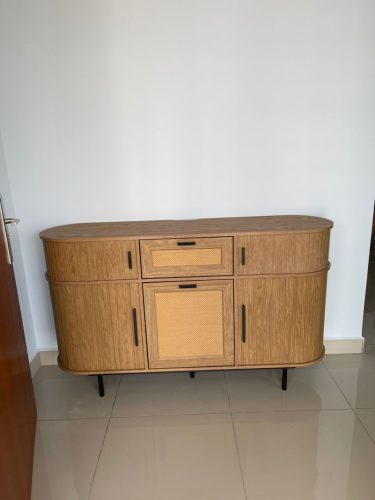 RAMORA 150cm Sliding Door Sideboard-Oak photo review