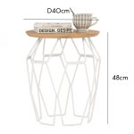NANO Round Dia40cm Side Table-White - Image 6