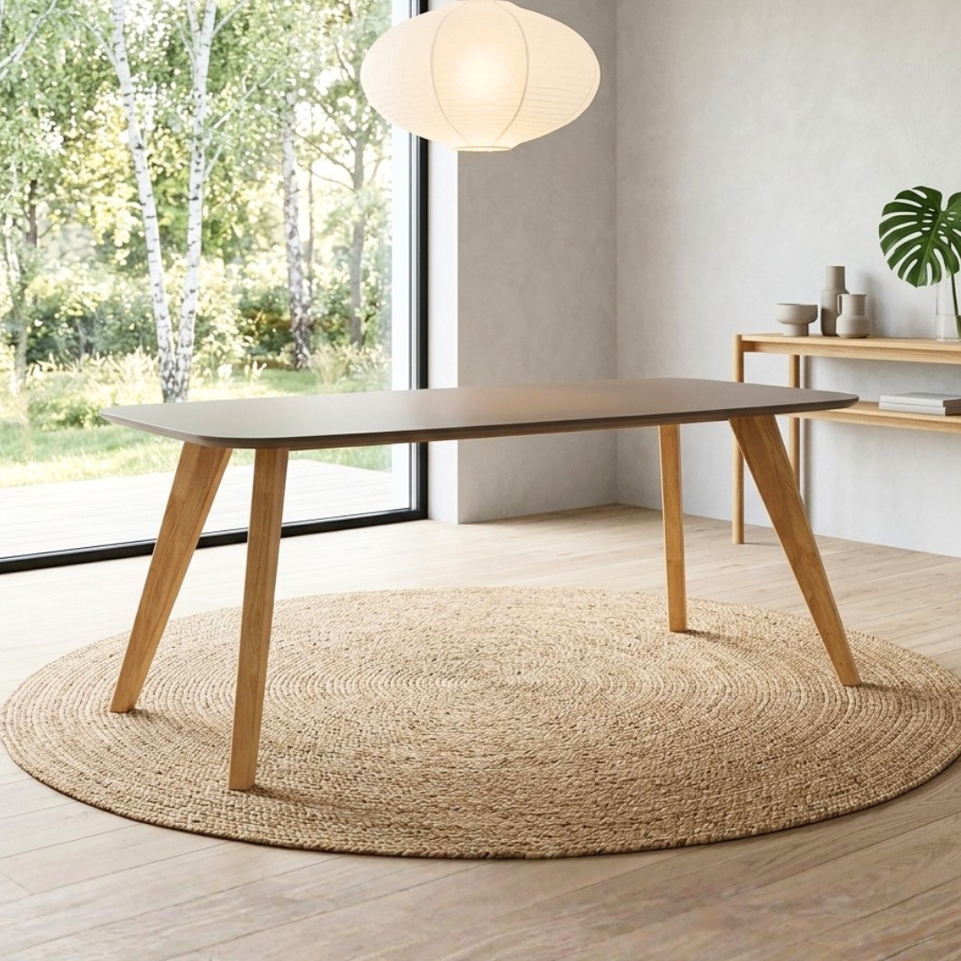 1409695 RYDER RYDER 180cm Dining Table-Oak - Image 1