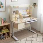 Youthopia GB23S 120cm Kids Ergonomic Desk-Beech - Image 17