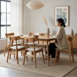 NAKASU 6 Seater Dining Set-Oak