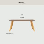 RYDER 180cm Dining Table-Oak - Image 6