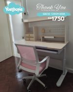 Youthopia GB23S 120cm Kids Ergonomic Desk-Beech - Image 19