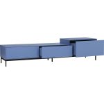 LOWELL 180cm TV Cabinet-Slate Blue - Image 11