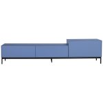 LOWELL 180cm TV Cabinet-Slate Blue - Image 10