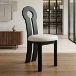BIELLA Designer Dining Chair-Black
