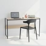 [PACKAGE]HARRY 2 In 1 Study Desk With Chair-black - Image 2