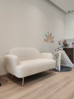 FERN 3 Seater Fleece Fabric Sofa-3 Colors - Image 10