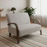 KOBE 123 Seater Bent Wood Sofa-Grey - Image 6