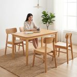 KODE 4 Seater Dining Set-Natural - Image 2