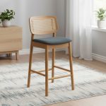 MISAKI Rattan Backrest Bar Chair-2 Colors - Image 2