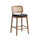 MISAKI Rattan Backrest Bar Chair-2 Colors - Image 9