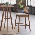 MISAKI Rattan Backrest Bar Chair-2 Colors - Image 7